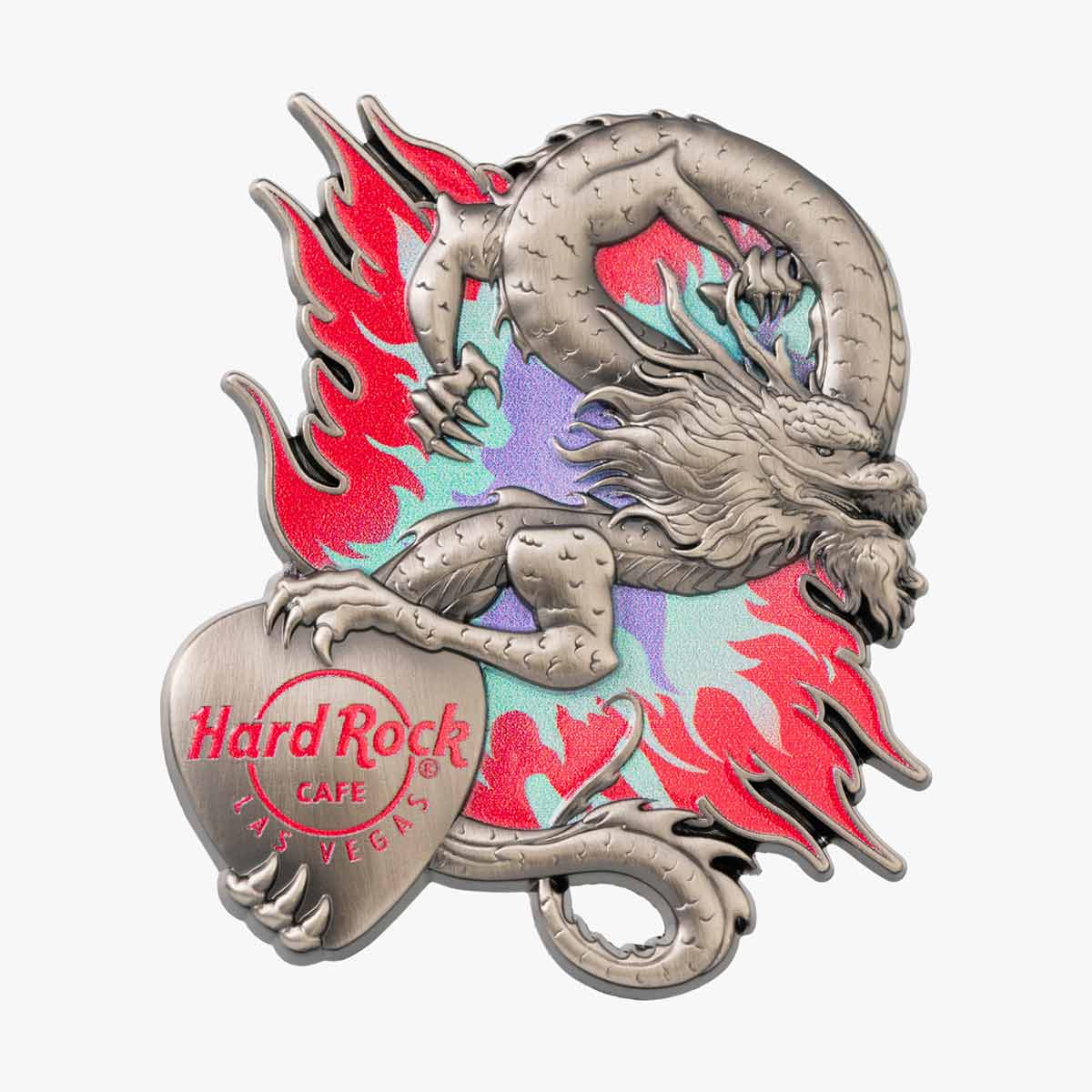 3D Asia Dragon Pin image number 1